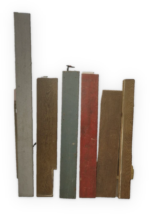 Six reclaimed boards