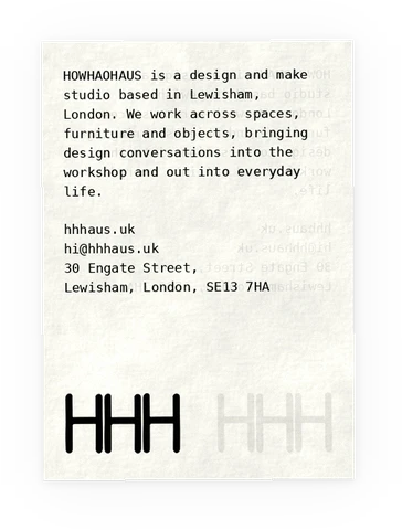 HowHaoHaus, 30 Engate Street, Lewisham